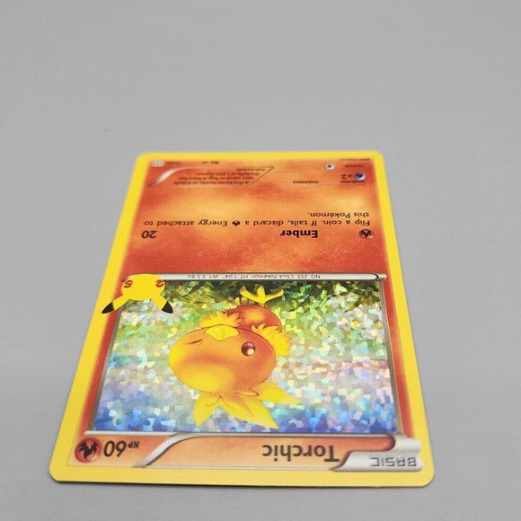 Pokémon TCG Torchic McDonalds 11/25 Holo Promo Confetti Holo - Picture 4 of 6